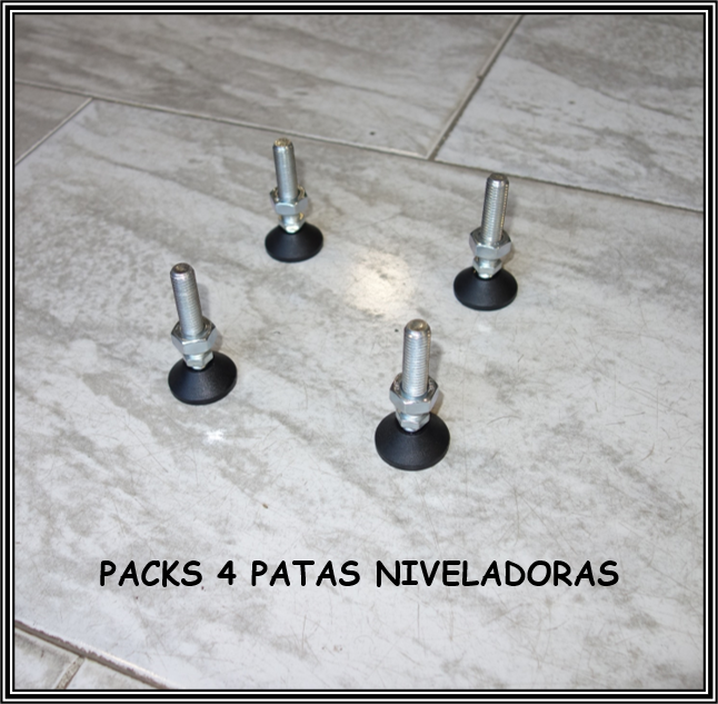 PATAS NIVELADORAS para patas de estantera