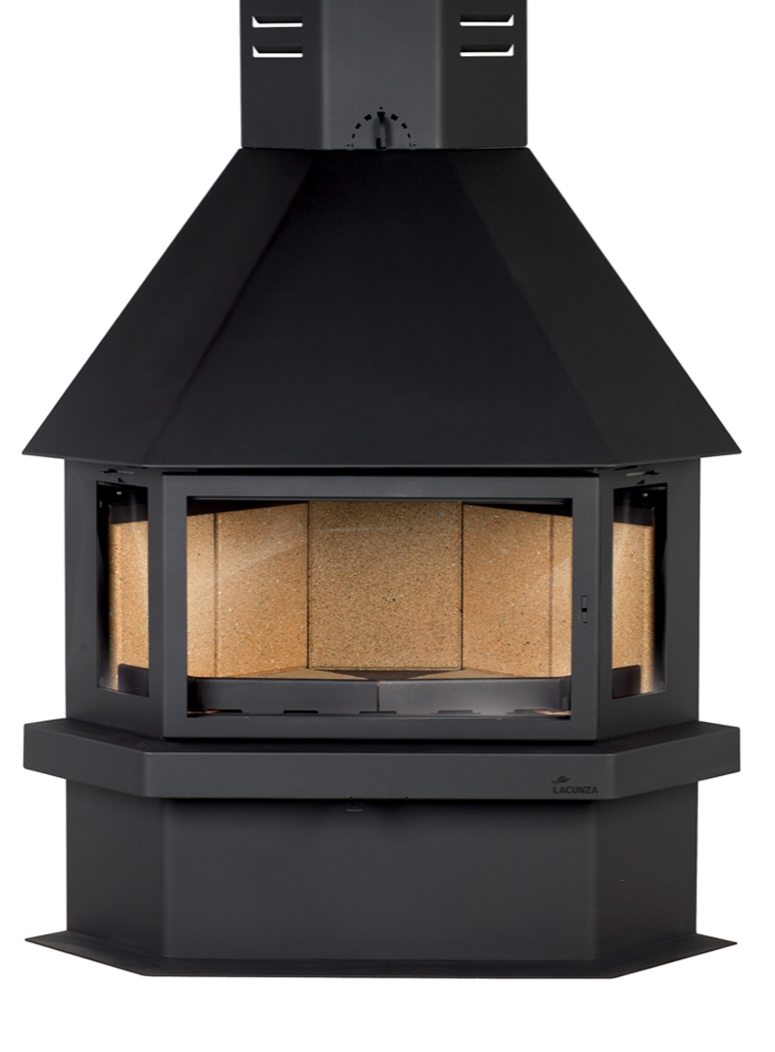 Estufa Lacunza de acero modelo CM 300 R (rinc�n)